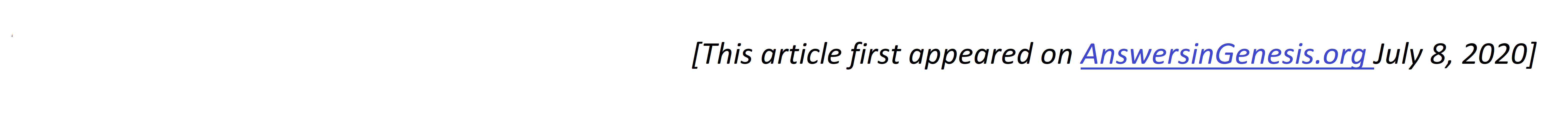 Article First Appeared July 1